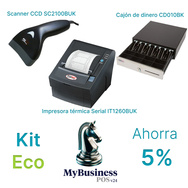 Kit ECO Arranque POSLINE | Punto de Venta con Software POS