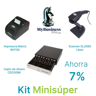 Kit Mini Súper POSLINE | Punto de Venta para Alto Flujo