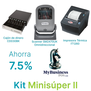 Kit Minisúper II POSLINE | Punto de Venta de Alto Rendimiento